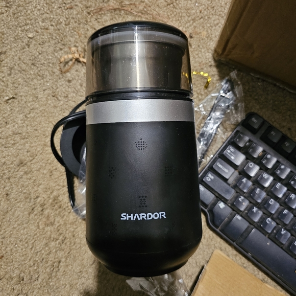 SHARDOR Black Electric Coffee Grinder - Picture 1 of 10
